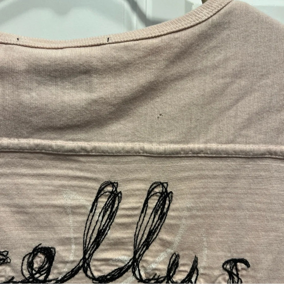 RA-RE Rag Recycle T-shirt Pink With Writing Size Large Art To Wear Men’s Shirt - Picture 11 of 12